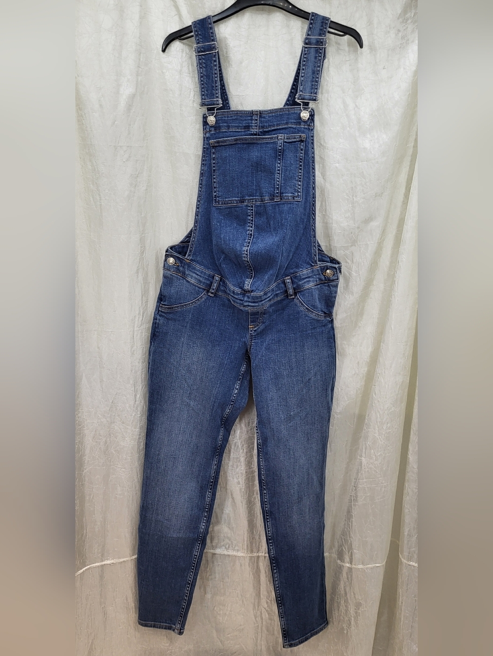 Mango Maternity Dungarees Denim Overalls Womens size Medium